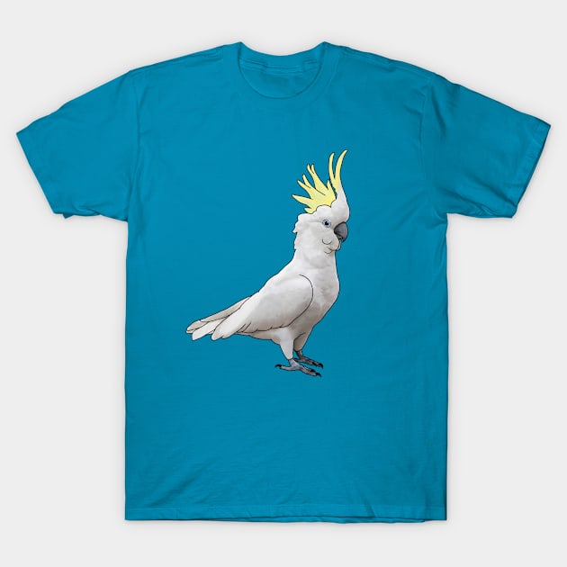 Sulphur-crested Cockatoo T-Shirt by Meowmaddie